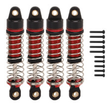 Rote Alu Dämpfer 4er Set für Traxxas 1/18 RC