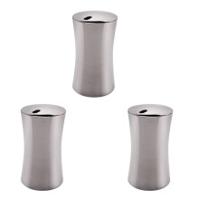 3X Small Toothpick Holder Dispenser Storage Organizer Stainless Steel (Silver)