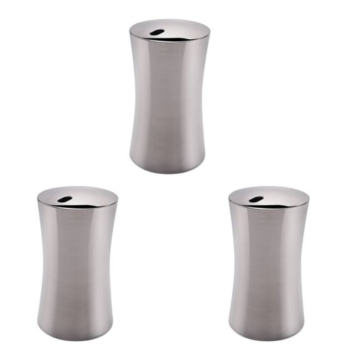 3X Small Toothpick Holder Dispenser Storage Organizer Stainless Steel (Silver) 1