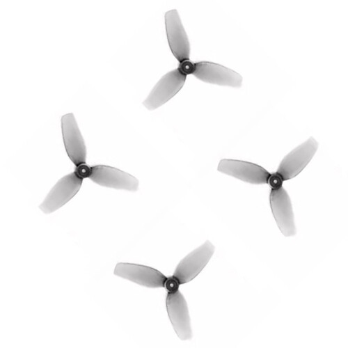 1,2x0,9x3 1,22 Polegadas 3-Blades Hélice PC FPV Hélice 1mm Eixo para RC FPV Drones Peças DIY Cinza 1