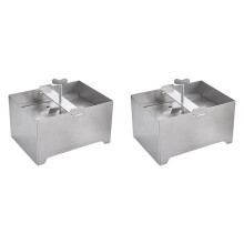 2X Prasy do Tofu Prasy do Tofu, Prasy do Tofu Ze Stali Nierdzewnej, Regulowane Urządzenie do Robienia Paneer z Otworem Spustowym i Tacą Ociekową