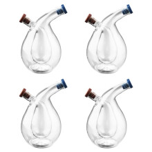 4X Kitchen Two-in-One Oil Dispenser Design Vinegar Cruet Olive Can Quality Oil Pourer Condiment Dispenser Bottle