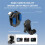 Flymile Motorcycle Windshield Action Camera Mount Clip for Action 5 Pro / OSMO 360 Action Camera Accessories 8