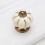 Beige Ceramic Cabinet Handles and Single Hole Drawer Knobs Pumpkin Gold for Versatile Interior Styling 1
