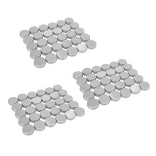 90 Pack Screw Top Round Metal Lip Balm Tins Containers Lids (1Oz)