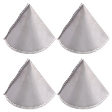 4X Reusable pour Over Coffee Filter Mesh Paperless Coffee Filter Cone Filter 3 to 4 Cup Coffee Drip Filter