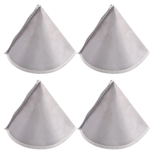4X Reusable pour Over Coffee Filter Mesh Paperless Coffee Filter Cone Filter 3 to 4 Cup Coffee Drip Filter