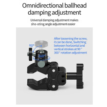 1/4 Screw   Universal Photography Gimbal Metal Crab Claw Multifunction Sports Camera Strong Clamp Gimbal Bracket