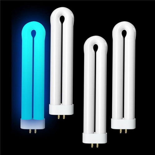 Lâmpada de Reposição para Mata-Insetos de 15 Watts, Lâmpada em Formato de U FUL 15W-BL de 7,5 Polegadas para 15wht, Pacote com 8 1
