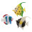 Artificial Multi-Colored Plastic Fish Ornament 10Pcs for Aquarium 2