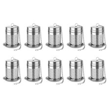 10X Tea Infusers for Loose Tea, Stainless Steel Tea Strainer, Extra Fine Mesh Tea Diffuser for Brewing Tea, Spices