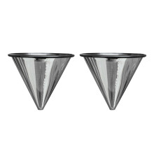 2X StałY Filtr do Kawy Filtr do Kawy StałY Filtr ZłOty Filtr Metalowy Filtr Siatkowy Ze Stali Nierdzewnej