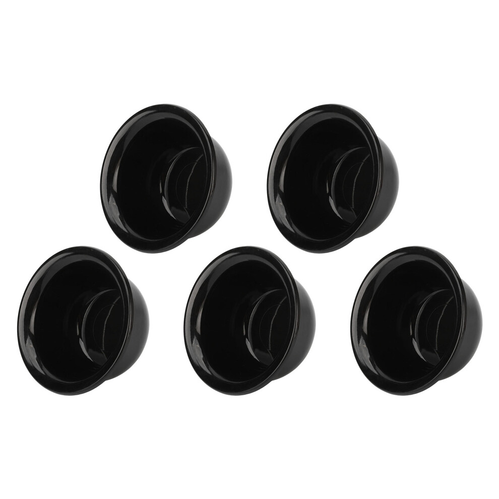 5pcs Plastic Beard Foam Bowls Durable Portable Glossy Surface