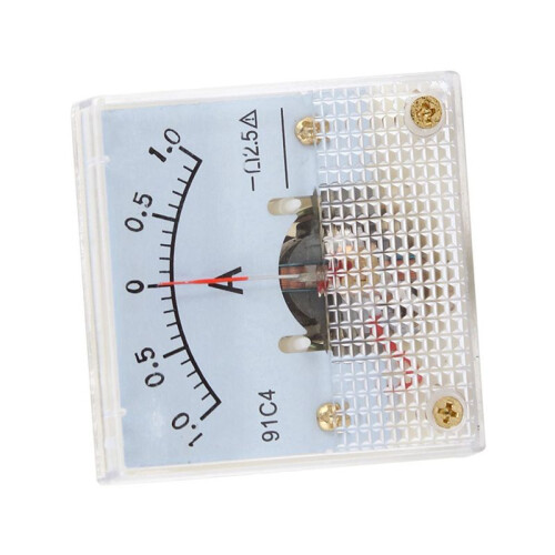 3X Class 2.5 Accuracy  0-1 A Ampere Analog Meter Ammeter 91C4 2