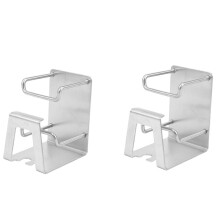 2X Stainless Steel Toothbrush Holder Wall Suction Bathroom Accessories Set Mug Toothbrush Toothpaste Holder