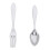 6 Pcs Silver Kitchen Cabinet Drawer Pull Handles Knobs (Knife Fork Spoon) 2
