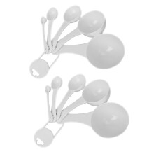 10 Stueck 100Ml/50Ml/15Ml/5Ml/1Ml Kunststoff Messloeffel