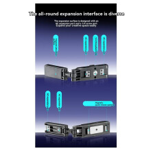 Universal Magnetic Expansion Bracket for Action Cameras - 360 Adjustable with Quick Release Mount, Foldable Design
