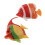 Artificial Multi-Colored Plastic Fish Ornament 10Pcs for Aquarium 4