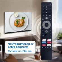 Replace Remote Control for DEXP Q551 Q651 A321 A431 A501 A551 for TV D2290B for CHIQ Plusham UA501UHD TV(No Voice)