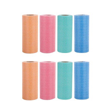 8 Roll Of 400 Disposable Cleaning Cloth,Reusable Kitchen Towel,Tableware Cloth,Non-Woven Cloth,Multi-Purpose Manual Wipe
