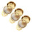 3X Stainless Steel Tea Strainer with Drip Bowl Easy Clean Loose Leaf Hanging Infuser Filter Kitchen Tool 1