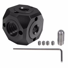 New 1/4 Adapter Rotatable 3/8 Screw Hole Adapter Photography Universal Tripod Hand Microphone Adapter