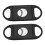 2X Oval-Shaped Cigar Cutter, Double Cut Blade 1