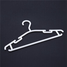WHITE - Pack of 30 Pieces Hanger Non-Slip Hangers for Children's Clothes PP Hangers for Baby or Child 27 x 15 cm