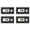 4X New 2-Wire 4-20MA Current Signal Generator Panel-Mounted Current Loop Generator 4 to 20MA Simulator High Precision 1