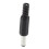 60 Pcs Black 2.5mm x 5.5mm  Power Male Plug Jack Adapter 3
