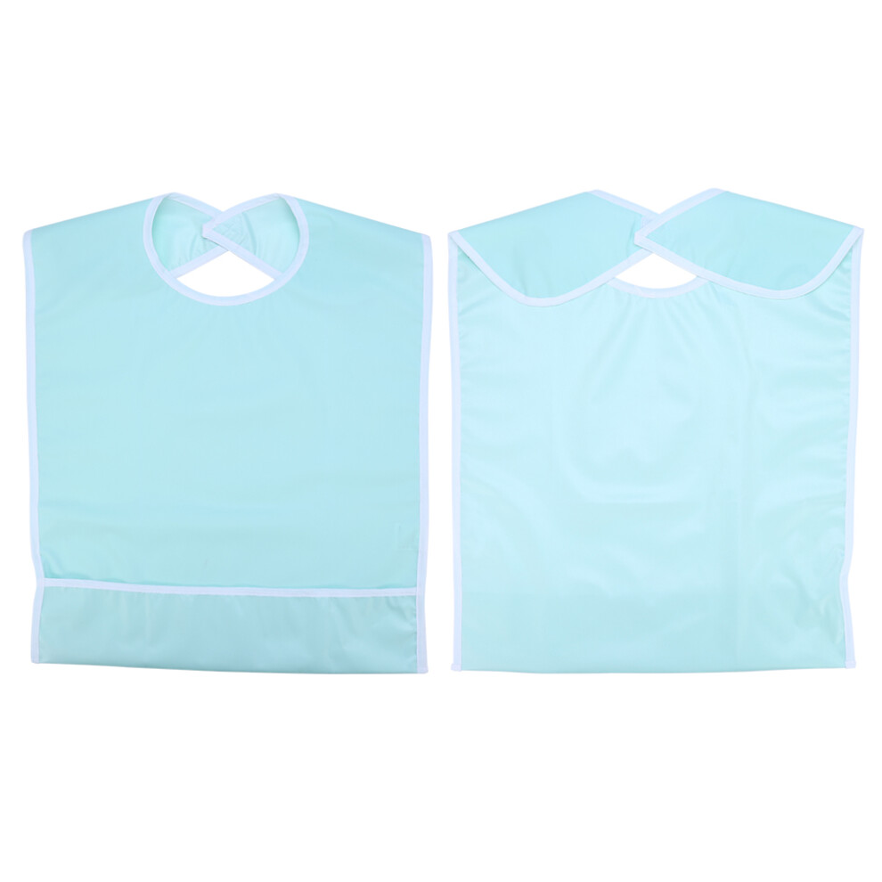 Light/Green Waterproof Mealtime Bib Adult