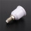 5X E14 to E26 E27 Adapter Chandelier Light Socket E14 to Medium Socket E26 E27 Converter Bulb Base Adapter Converter 4