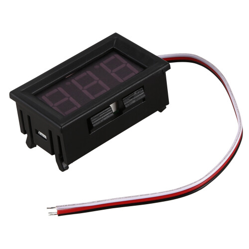 voltmeter tester Digital voltage test battery  0-30V red auto car