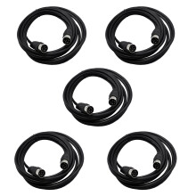 5X 8 Pin Din Stecker Auf Stecker Lautsprecher Audio Kabel Adapter für ÜBerwachung Auto Motive Computer Fernseher Präzision 5M