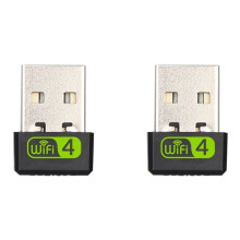 2X USB WiFi Adapter, 150Mbps Single Band 2.4G Wireless Adapter, Wireless Network Card WiFi Dongle