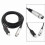 2X  USB Stecker Auf XLR Buchse Mikrofon USB MIC Link Kabel Neu 8
