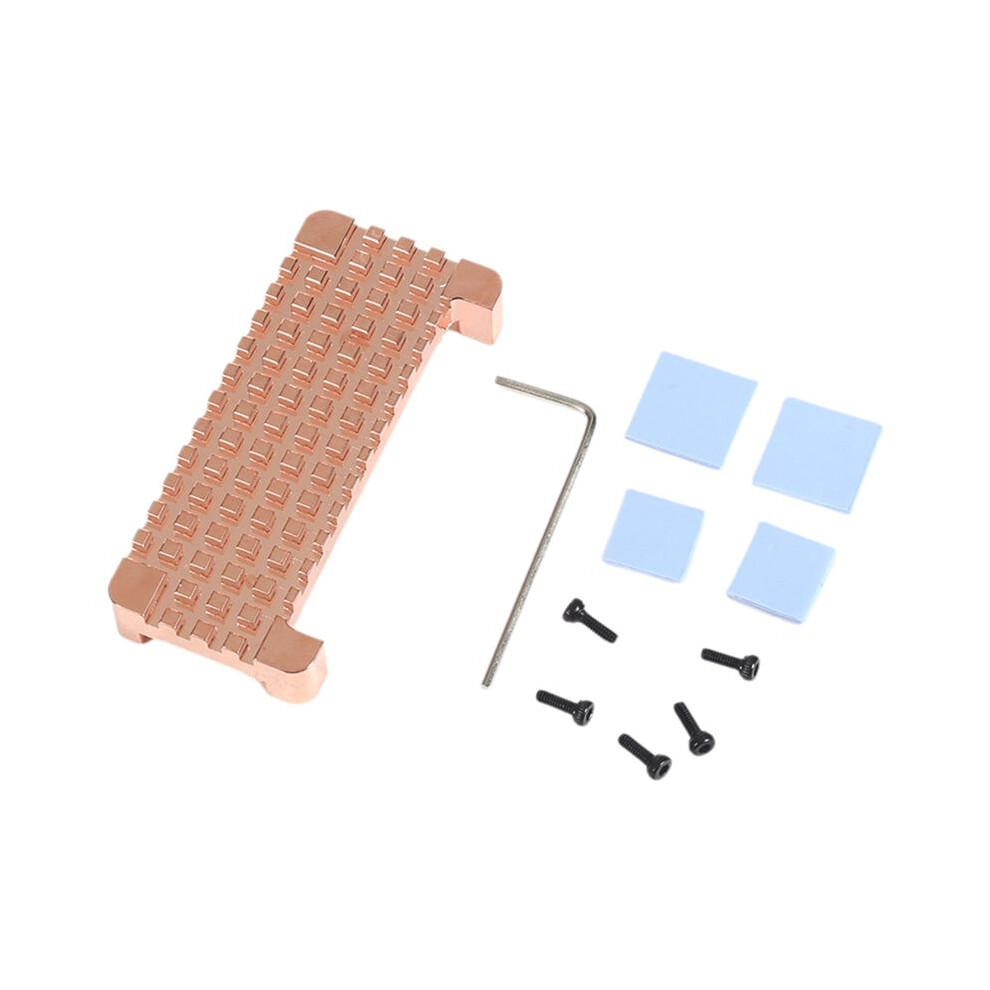 For Raspberry Pi Zero Pure Copper Heatsink Protective Case Passive Cooling Enclosure For Raspberry Pi Zero W/2W 6031513006931