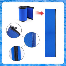 2X Couvertures de Garde-Corps de Piscine Couvertures de Main Courante de Piscine à Fermeture Éclair - Couverture de Glissement pour Rail de Poignée