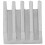 100Pcs 9x9x5mm  Aluminium Heatsink for IC LED Chipset RAM 6