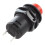 20 Pcs Latching Action SPST Round Red Push Button  AC 125V 3A 1