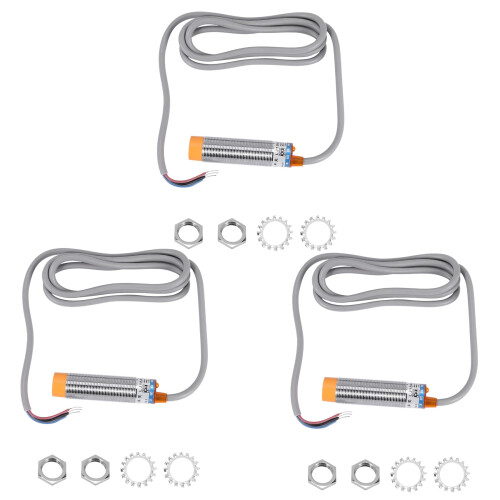 3X LJ18A3-8-Z/BX 8mm Approach Sensor Inductive Proximity NPN NO   6-36V