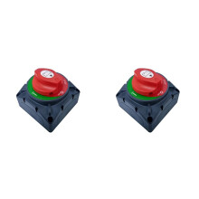 2X 12-48V Current Anti-Leakage Modification Battery Disconnect 600A Main Power for Yachts Caravans