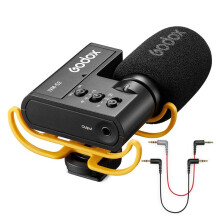 Microfono A Condensatore IVM-S2 Microfono A Pistola per Telefoni Cellulari, Fotocamere Reflex per Registrazioni Dal Vivo, Interviste e Vlogging