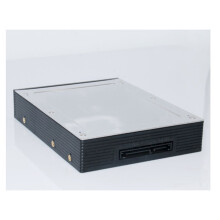 2pcs 2.5 Inch to 3.5 Inch Internal Floppy Bay III 6Gbps Tray-LESS Mobile Rack for 2.5 Inch HDD SSD Hard Drive