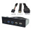 3pcs 5,25 Polegadas Usb3.1 Gen2 Painel Frontal Hub Usb 2 Portas Usb3.0+2 Portas Usb2.0+1 Porta Tipo-C com Conector Tipo-e 3