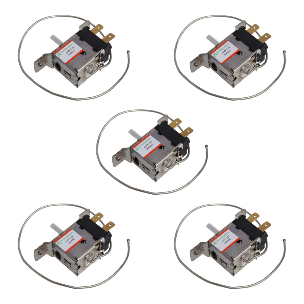 5X Wpf22a 2Pin Refrigerator Refrigeration Thermostat W 30Cm Metal Cord 6031712990369