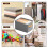 2X Multi-Functional Closet Organizer,Steel Ring Storage Box, Fabric Folding Bedroom Wardrobe Clothes Storage Box B 3