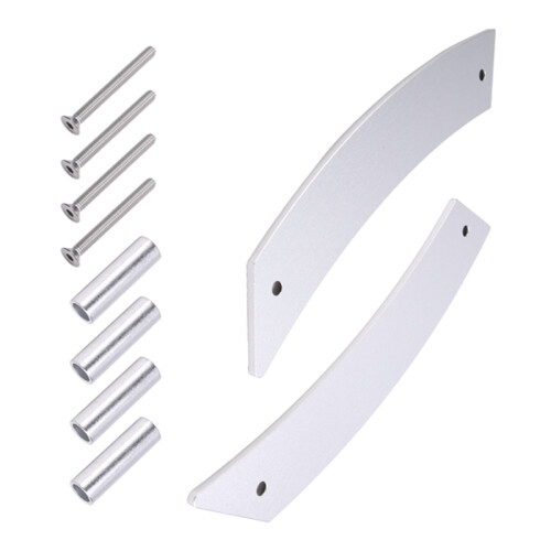 Car Inner Door Panel Pull Handle for  Beetle 1998-2010 Interior Door Grab Pull Handles Silver 2