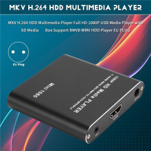 3X MKV H.264 HDD Multimedia Player Full HD 1080P USB Media Player with Media TV Box EU PLUG